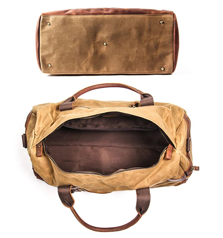 The Clubhouse Waxed Canvas Holdall