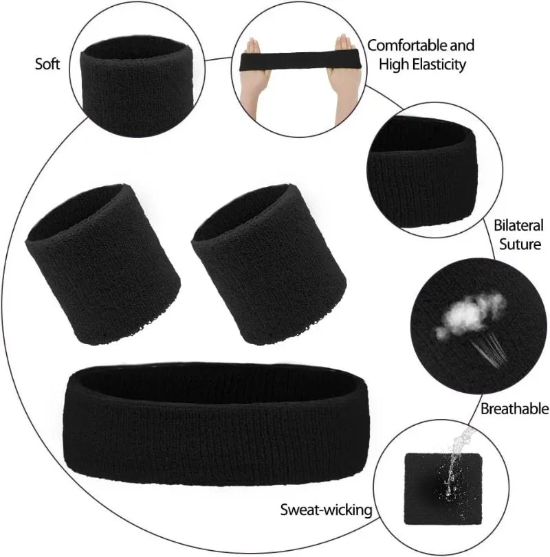 The Court Headband Set — 3 Pack