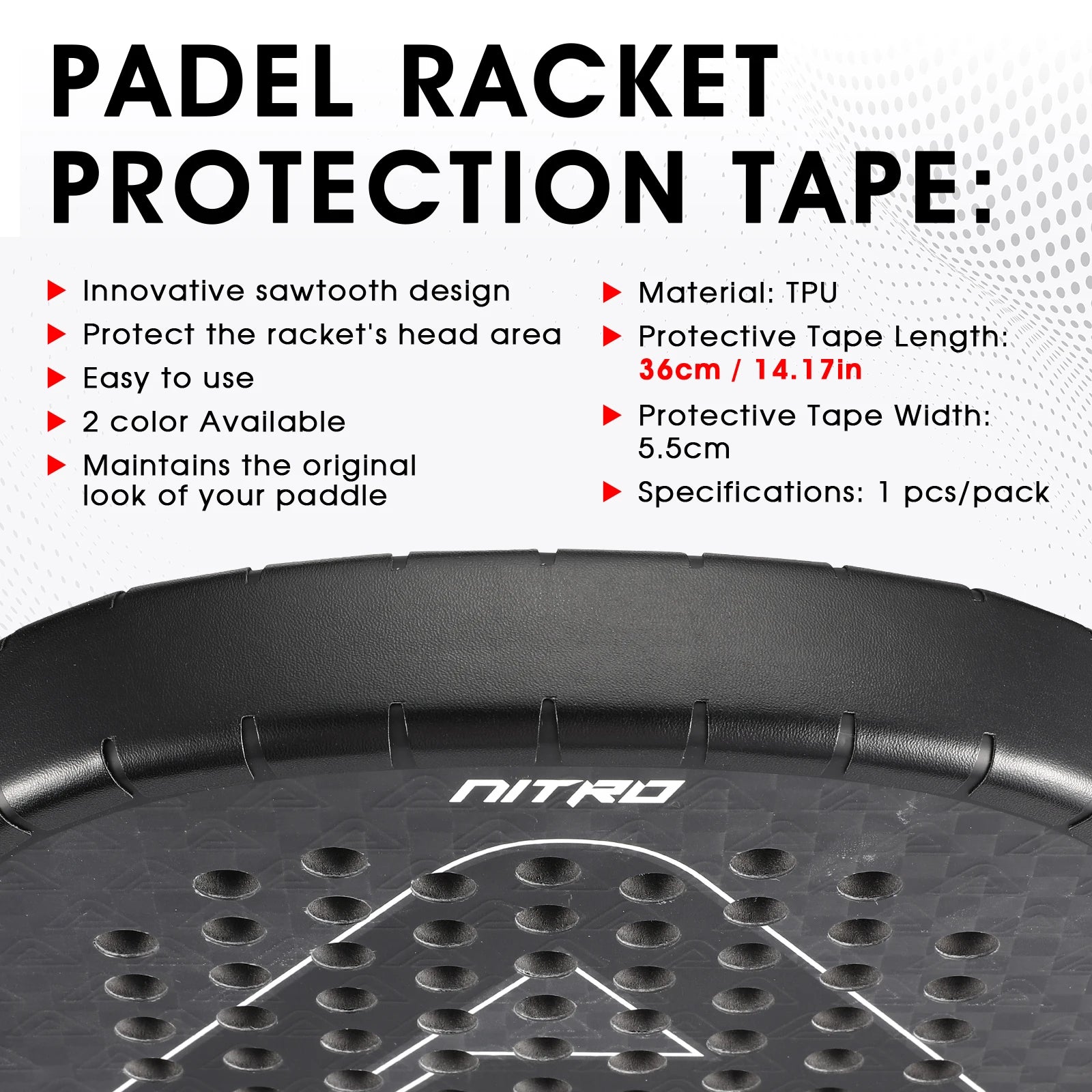 Padel Edge Protection Tape