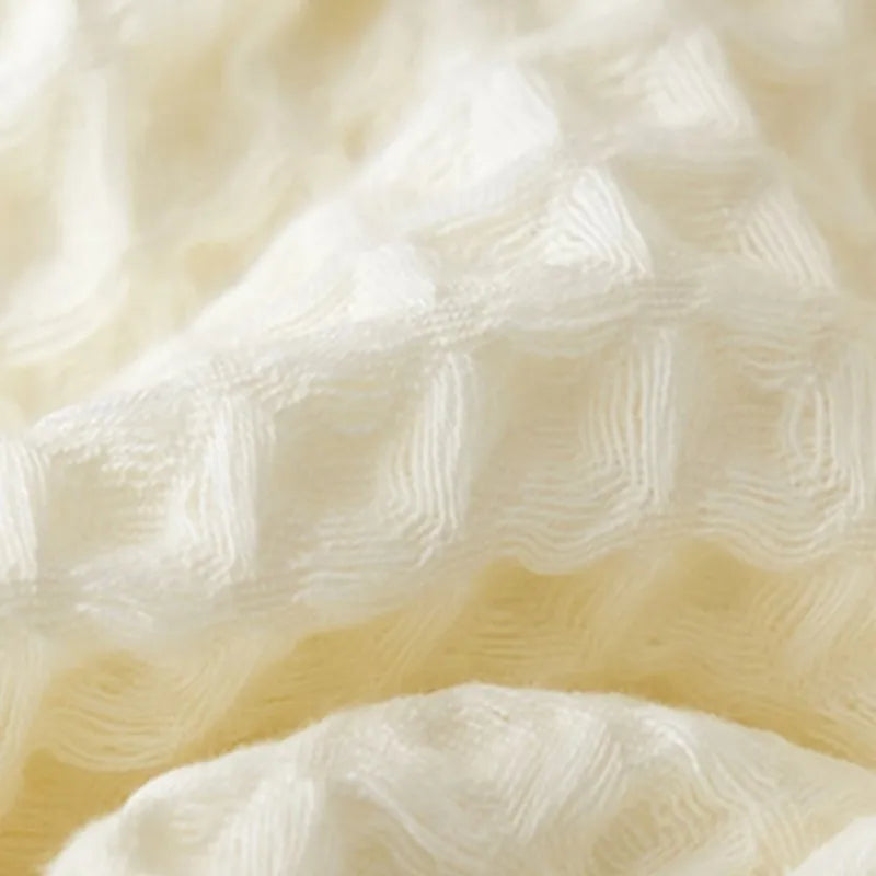 Waffle-Knit Court Towel