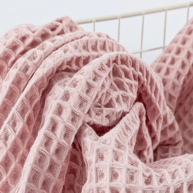 Waffle-Knit Court Towel