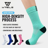 Ribbed Athletic Crew Socks