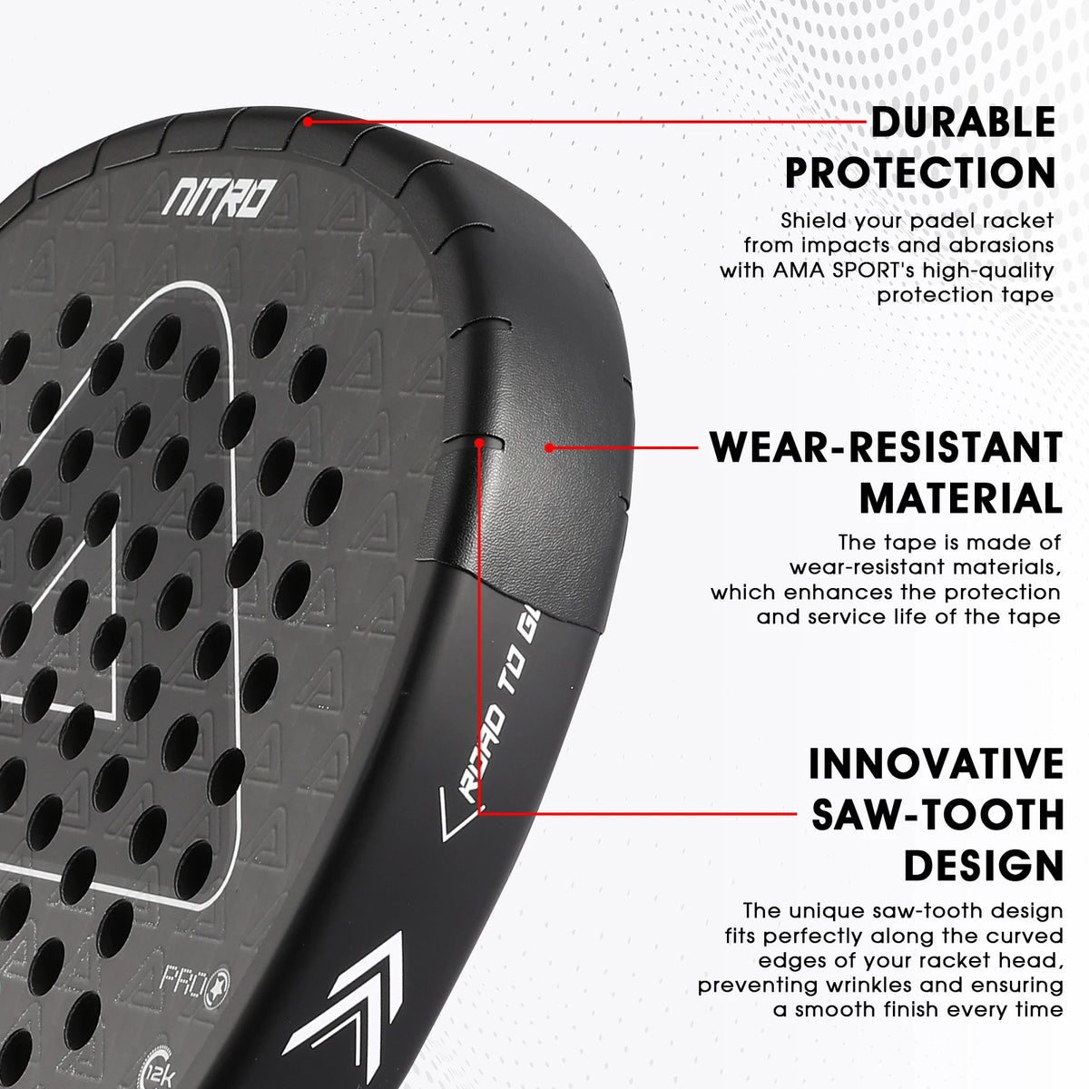 Padel Edge Protection Tape