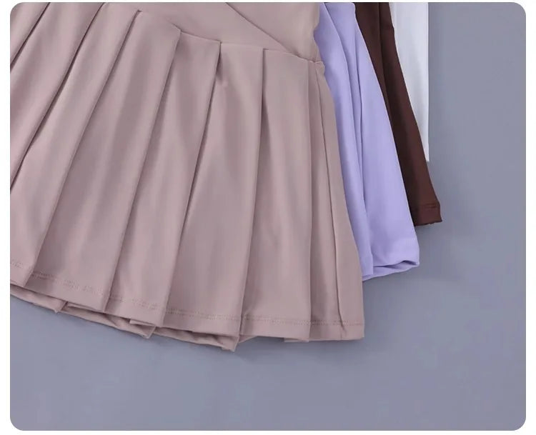 The Match Point Pleated Skirt