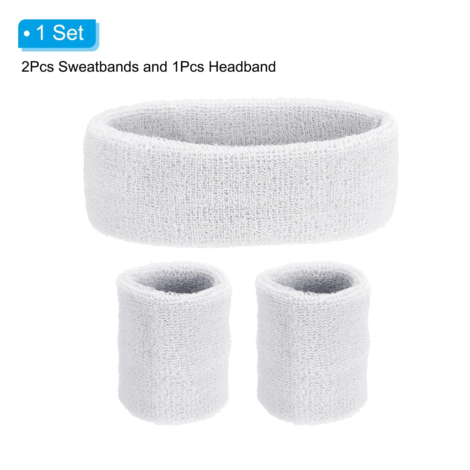The Terry Sweatband Set — Head & Wrist