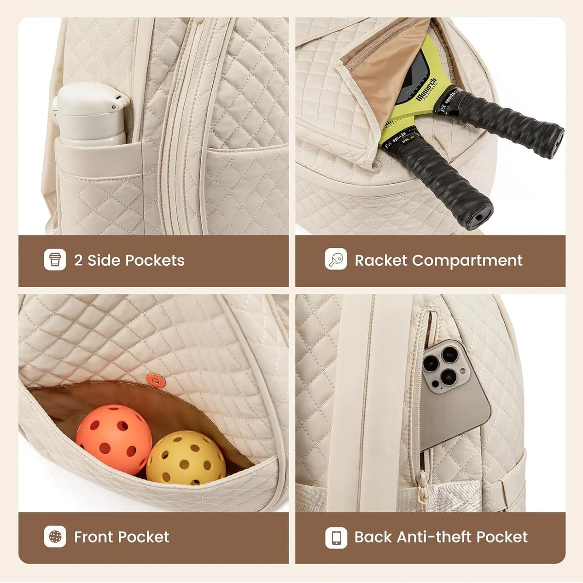 The Quilted Court Backpack
