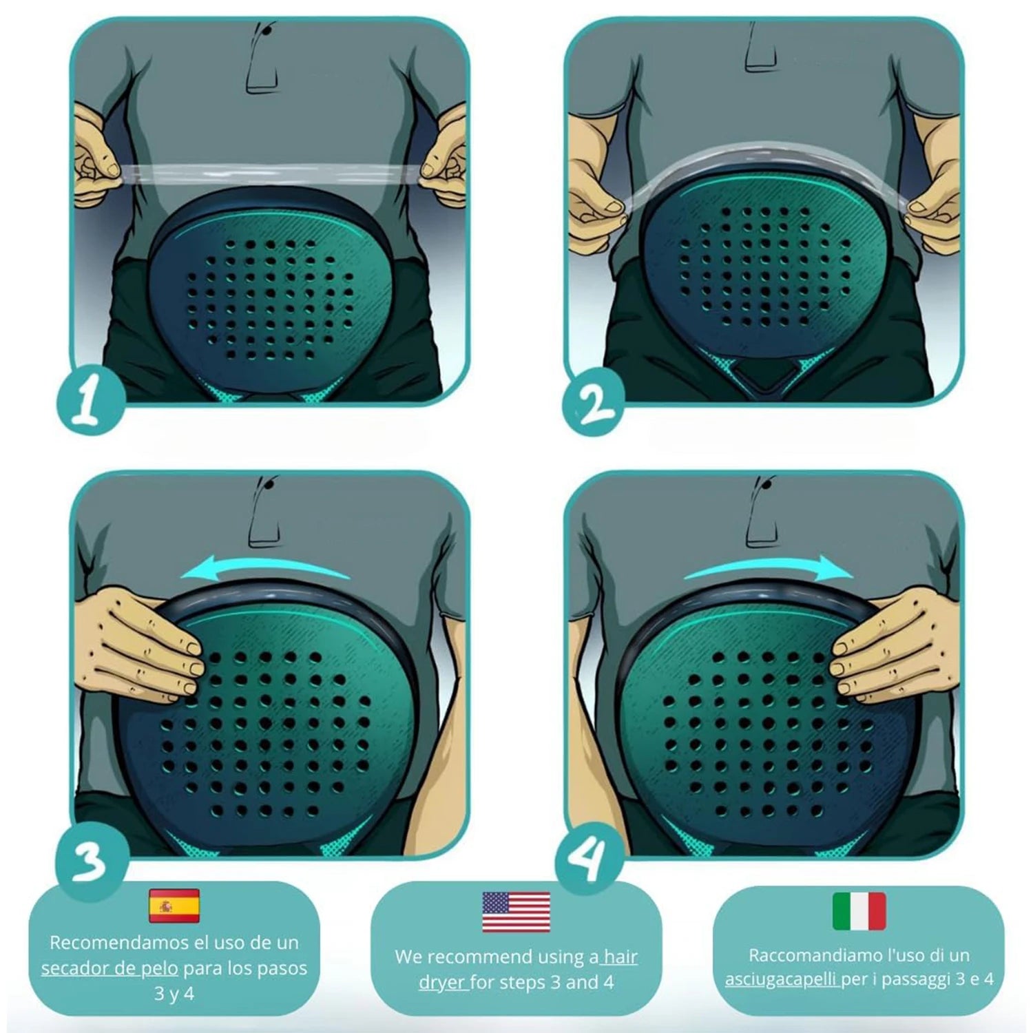 Padel Edge Protection Tape