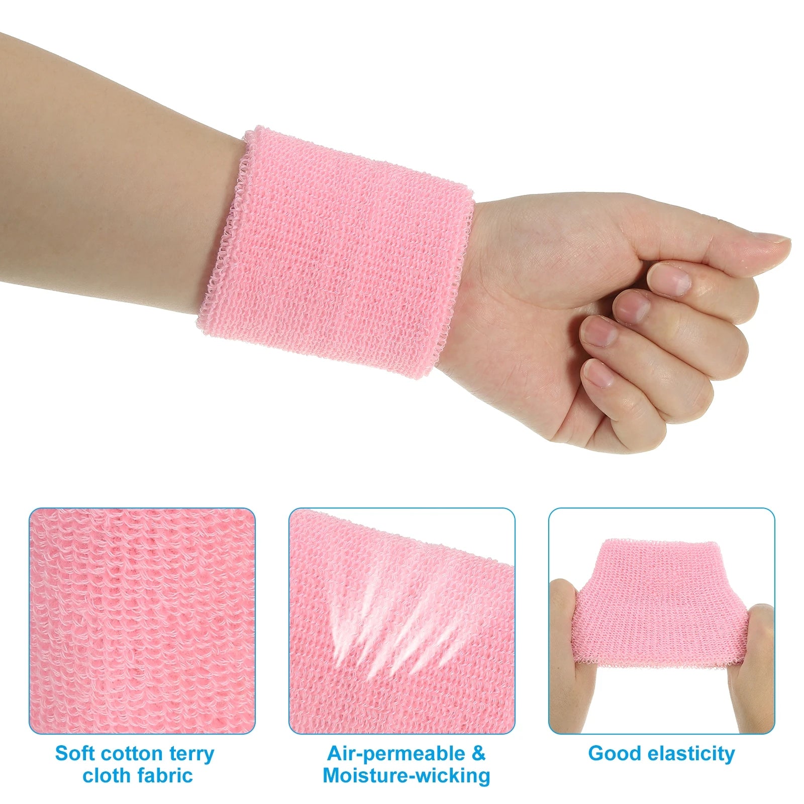 The Terry Sweatband Set — Head & Wrist