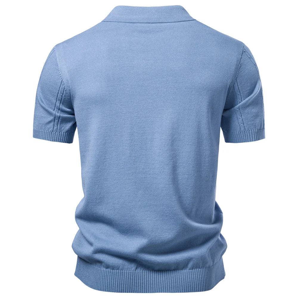 The Sunday Club Striped Polo
