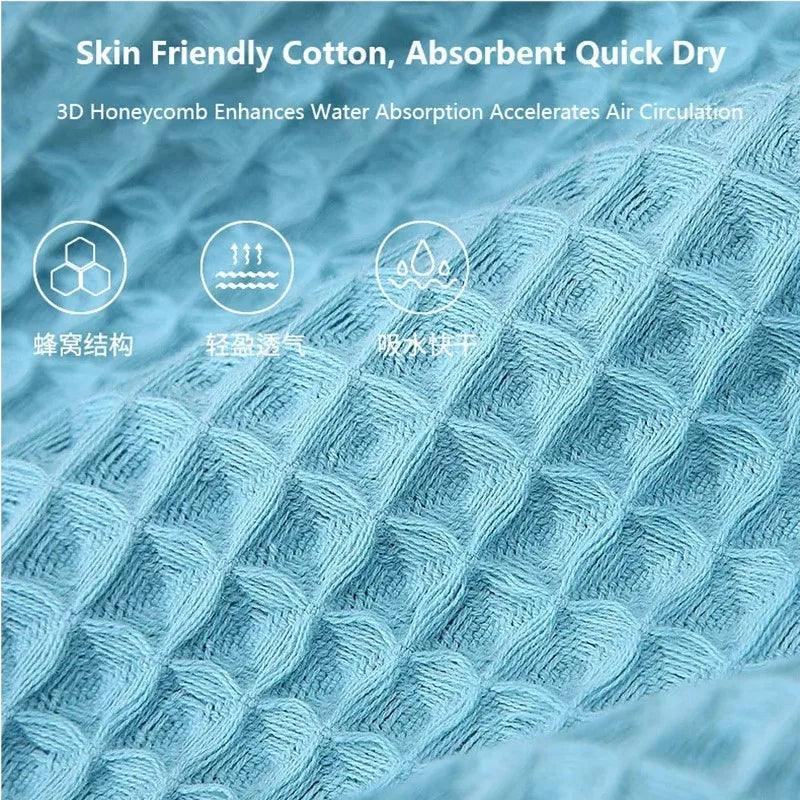 Waffle-Knit Court Towel