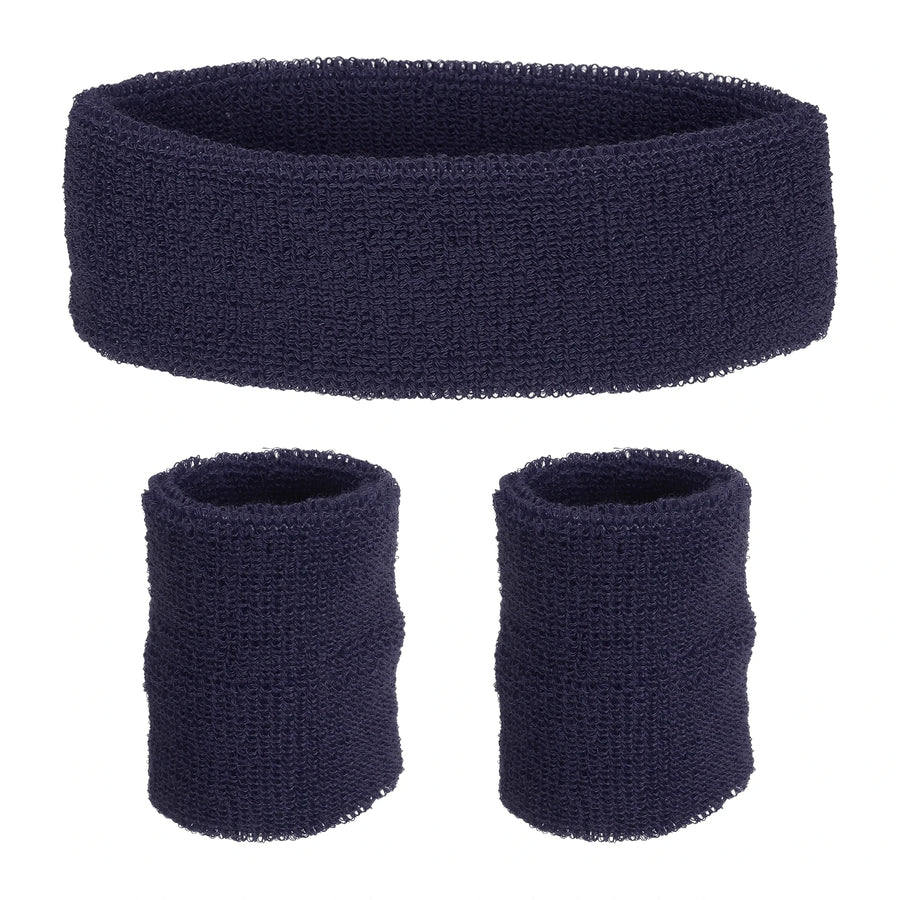 The Terry Sweatband Set — Head & Wrist